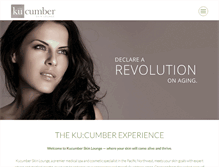 Tablet Screenshot of kucumberskinlounge.com